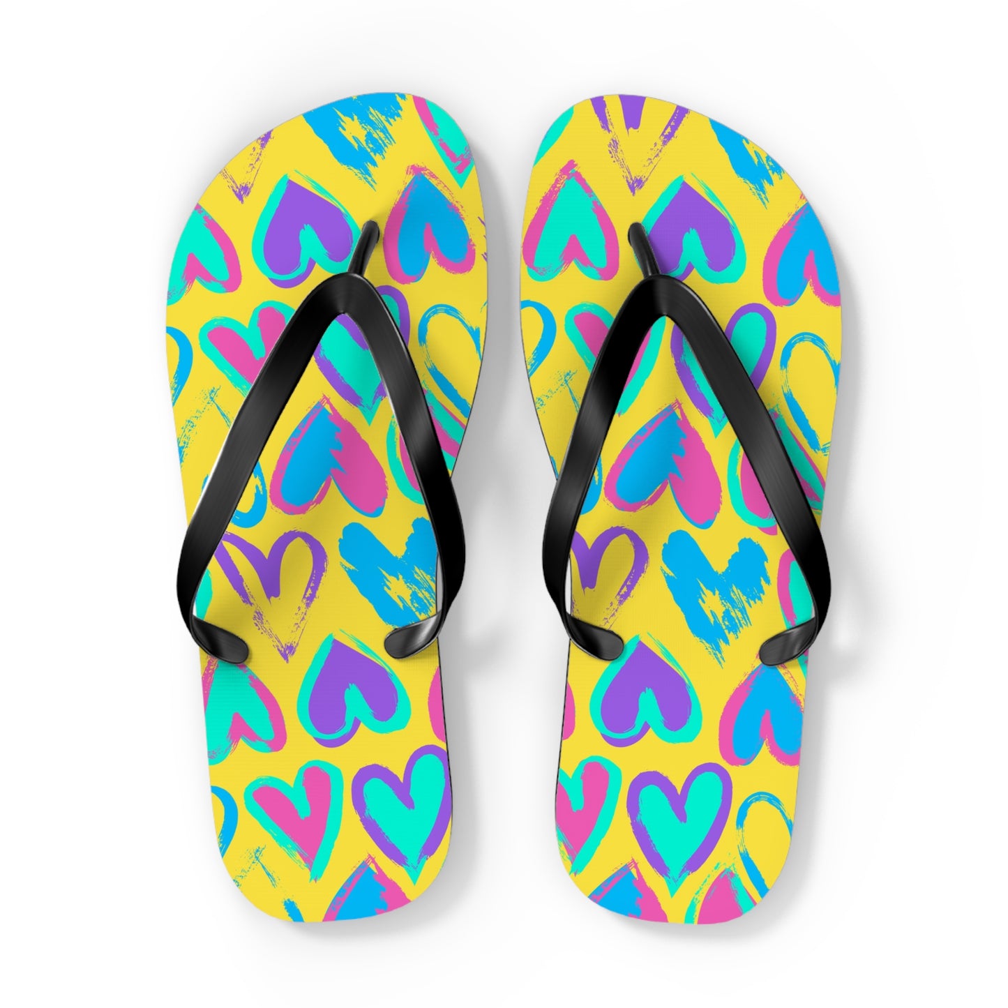 Flip Flops cuori colorati