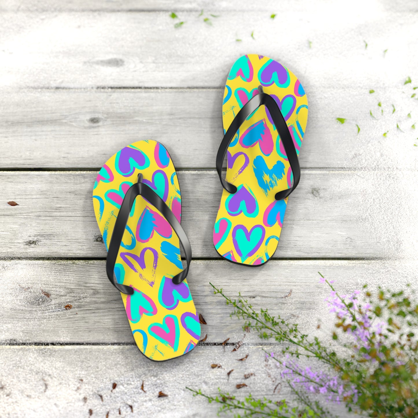 Flip Flops cuori colorati