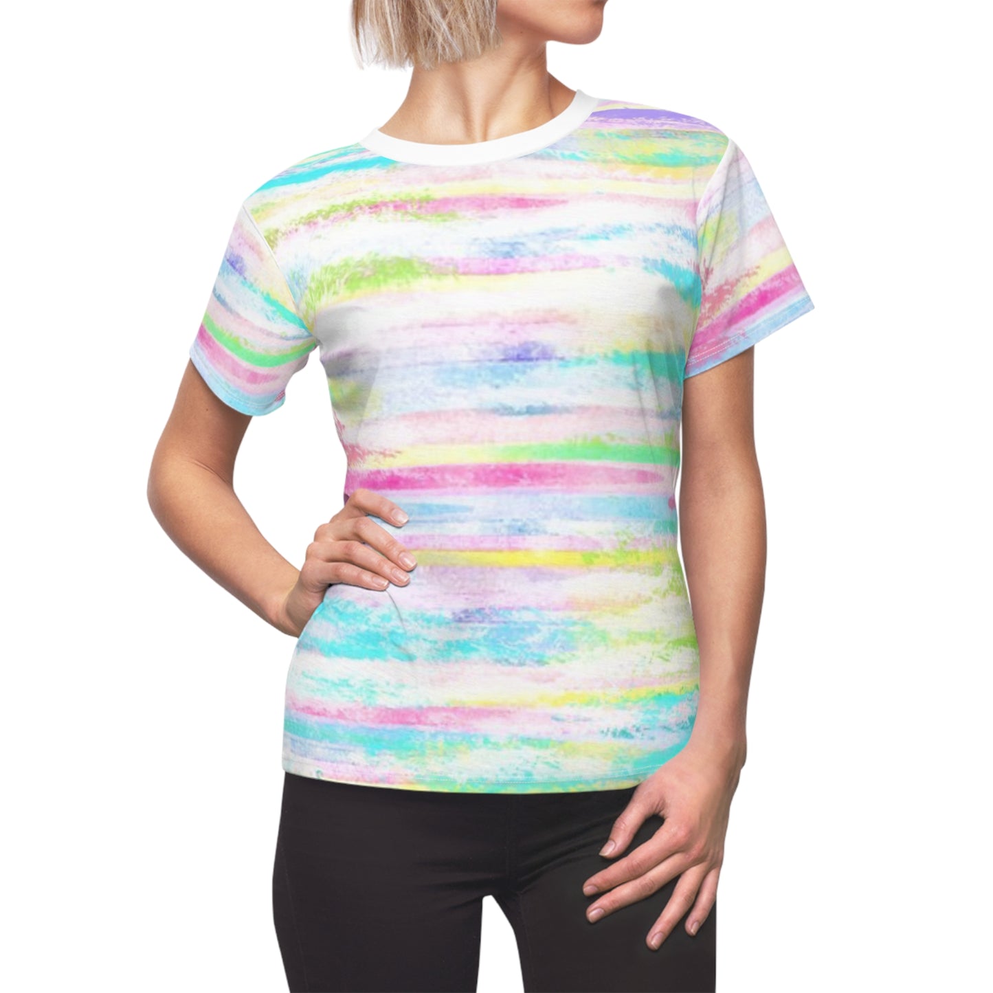 Pastel Watercolor Tee - Colorful Summer