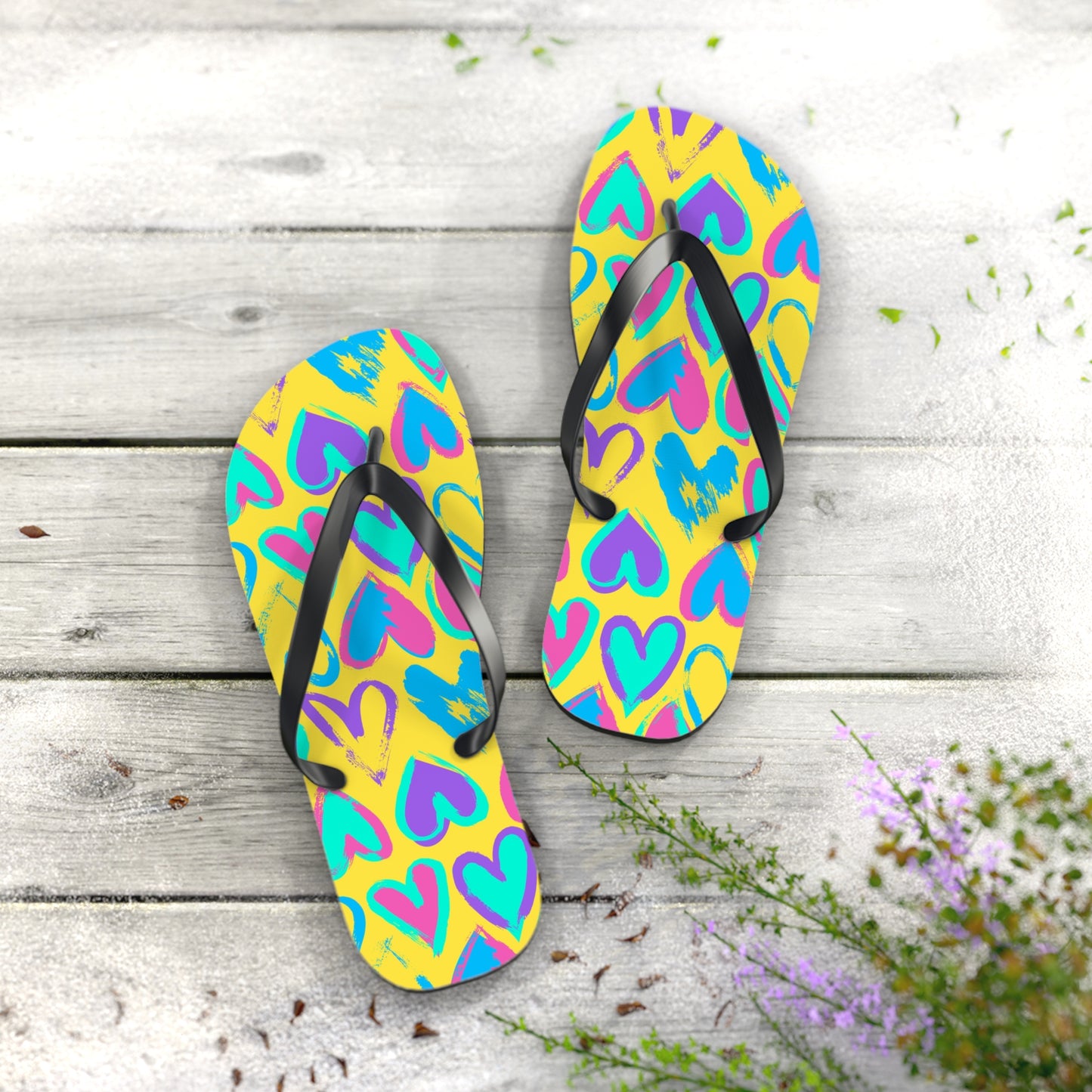 Flip Flops cuori colorati
