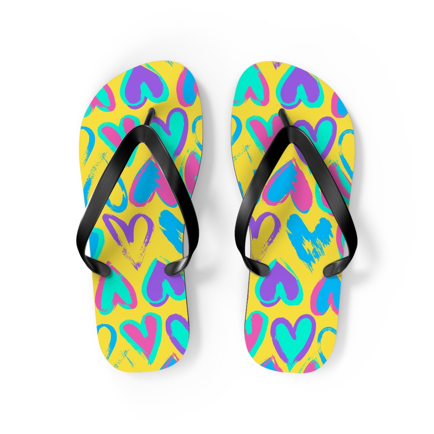 Flip Flops cuori colorati