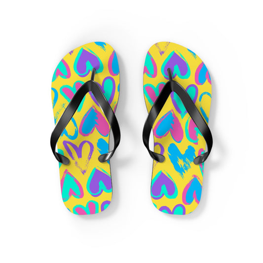 Flip Flops cuori colorati