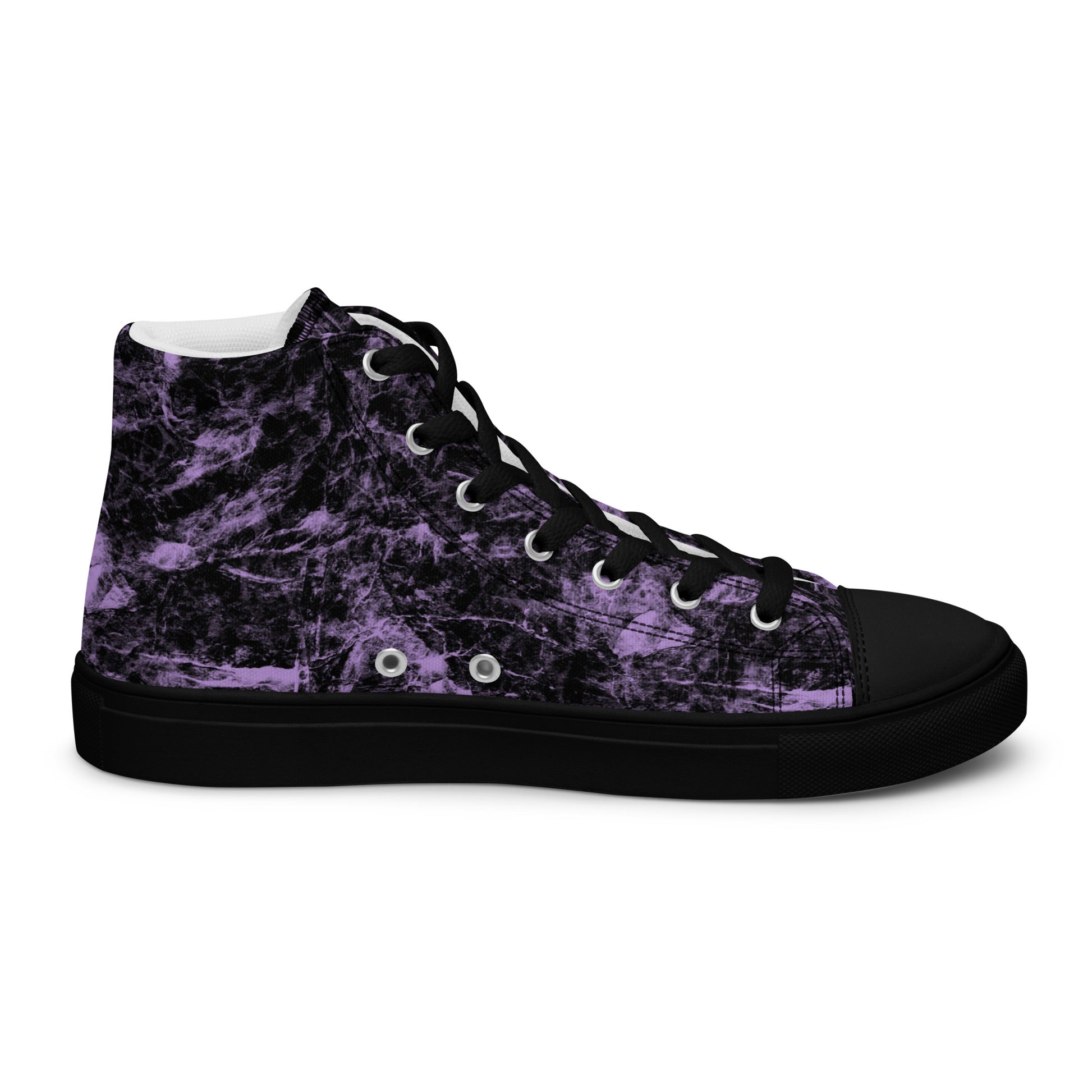 Sneakers alte in tela da donna con tomaia resistente