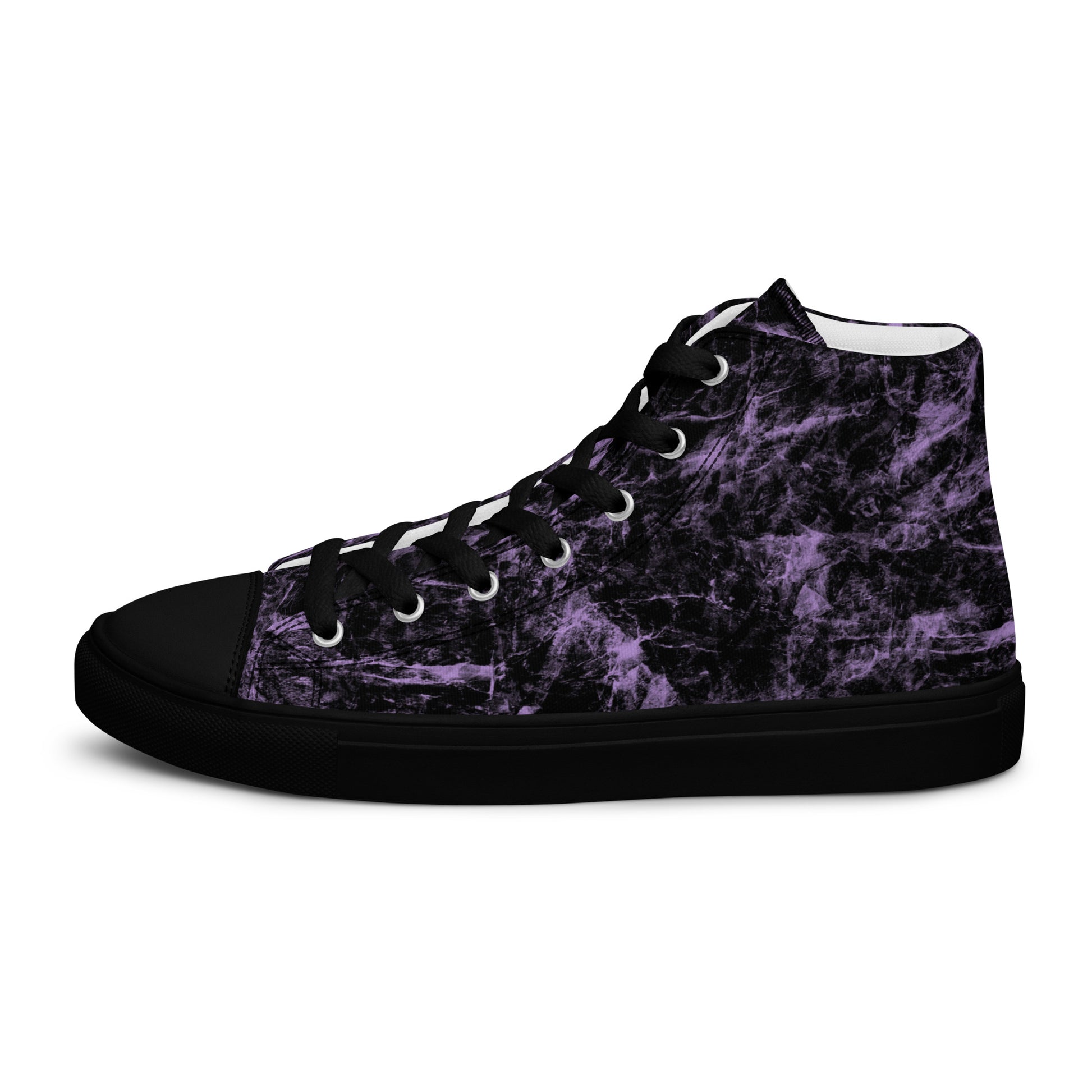 Sneakers alte in tela da donna con tomaia resistente